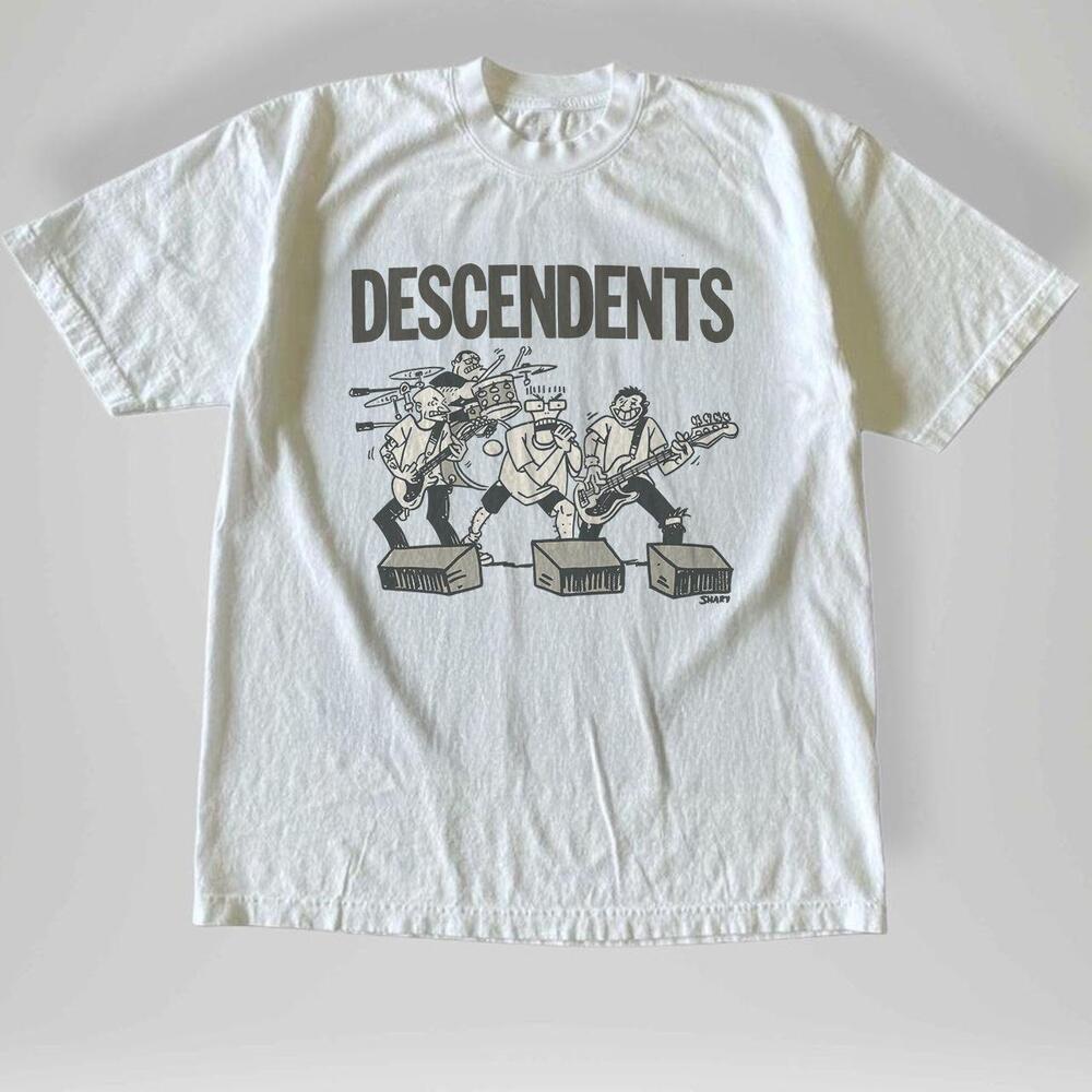 Style Descendents Band T-Shirt Music Band Rock Punk Goth Metal Unisex Tee